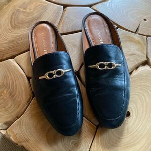 Coach Sienna Black leather slide, 7.5, gently used great condition